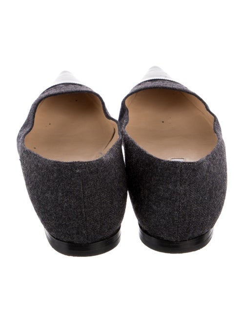 Manolo Blahnik Wool Flats