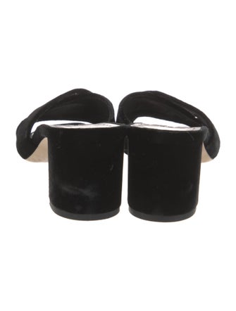 Manolo Blahnik Suede Slides