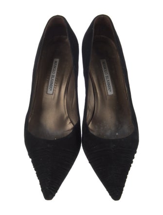 Manolo Blahnik Suede Pumps