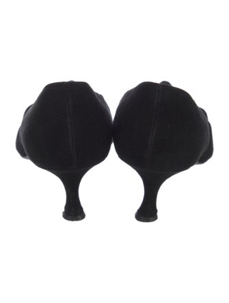 Manolo Blahnik Suede Pumps