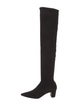 Manolo Blahnik Lupasca Suede Sock Boots