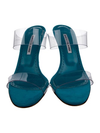 Manolo Blahnik PVC Slides