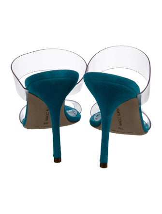 Manolo Blahnik PVC Slides