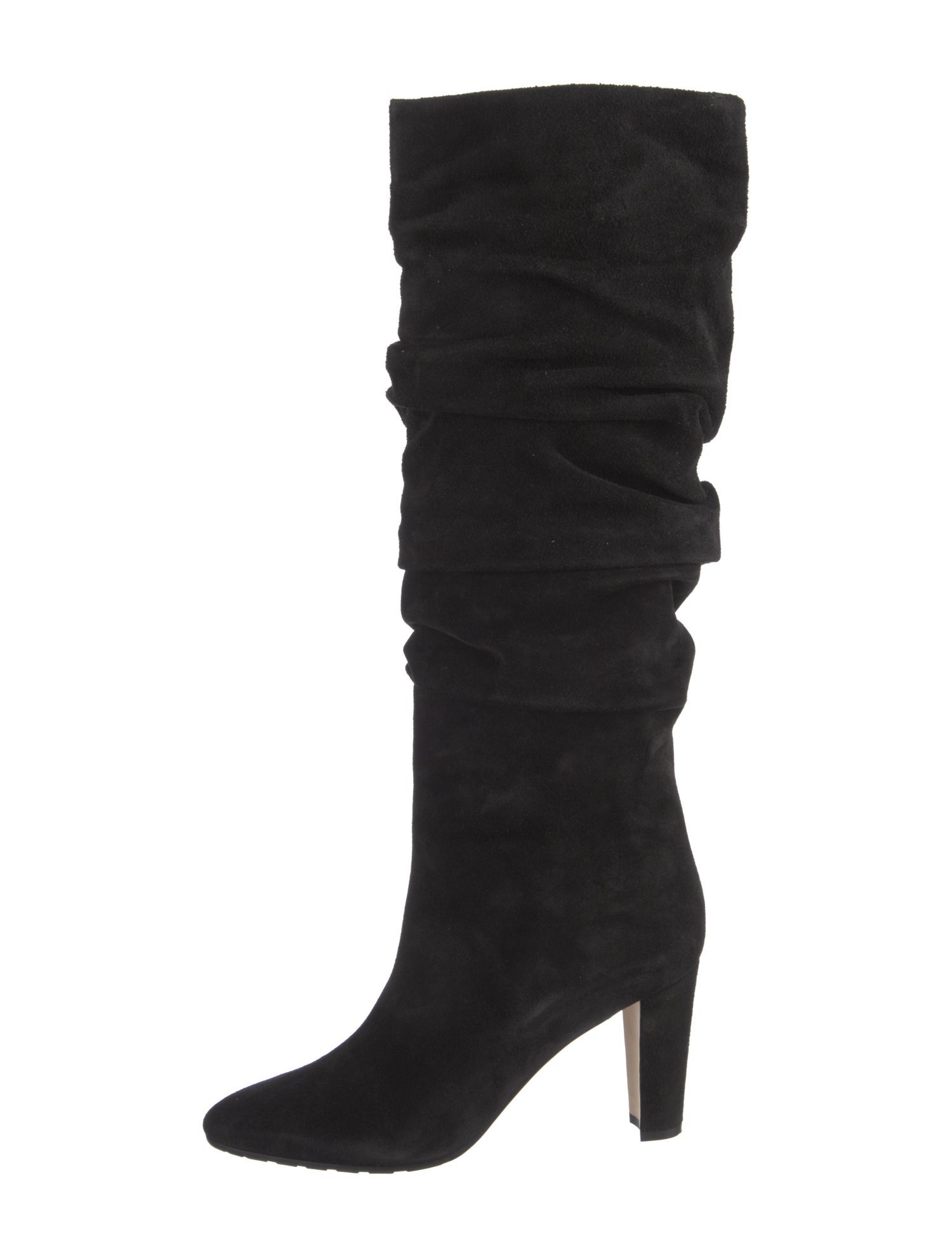 Manolo Blahnik Calassohi Suede Slouch Boots