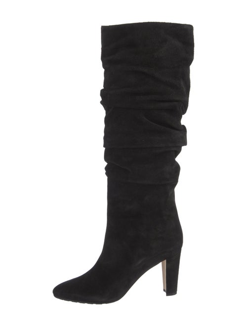 Manolo Blahnik Calassohi Suede Slouch Boots