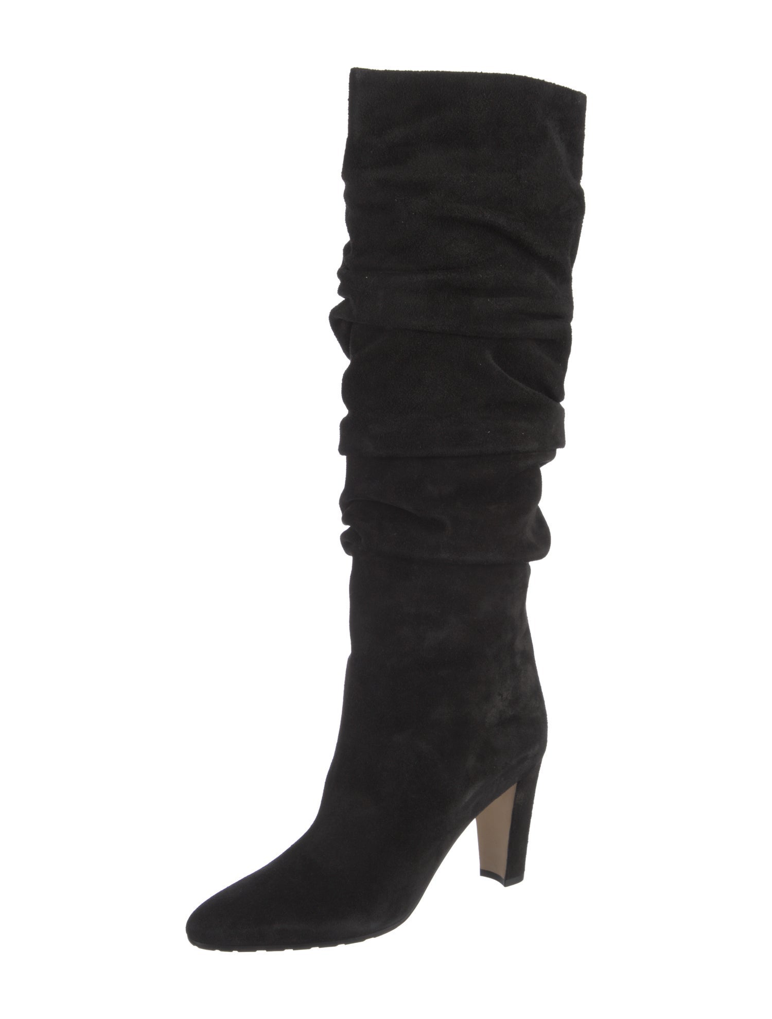 Manolo Blahnik Calassohi Suede Slouch Boots