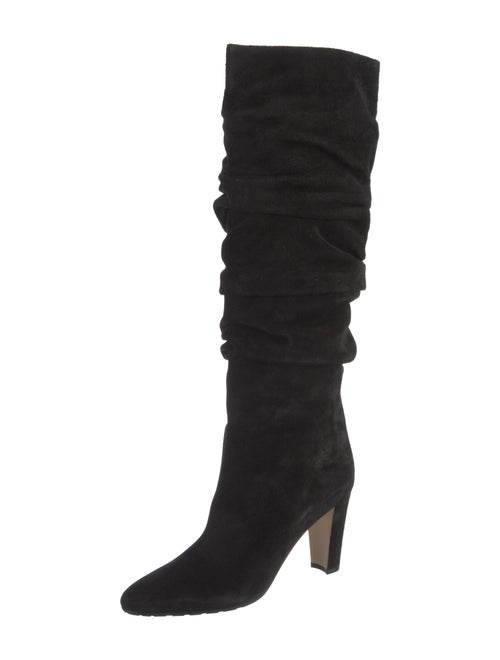 Manolo Blahnik Calassohi Suede Slouch Boots