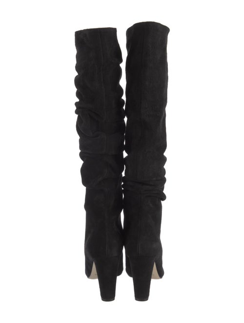 Manolo Blahnik Calassohi Suede Slouch Boots