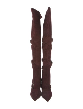 Manolo Blahnik Josimhi Suede Boots