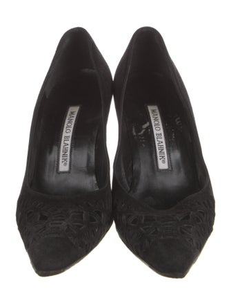 Manolo Blahnik Suede Pumps