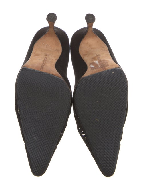 Manolo Blahnik Suede Pumps