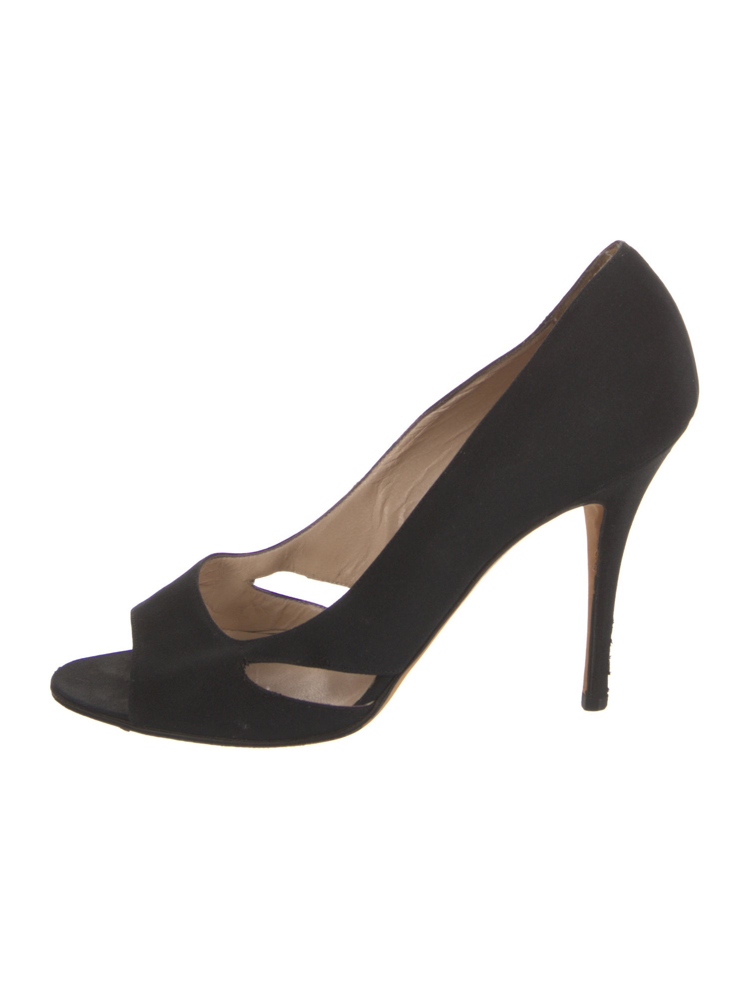 Manolo Blahnik Cutout Accent Pumps