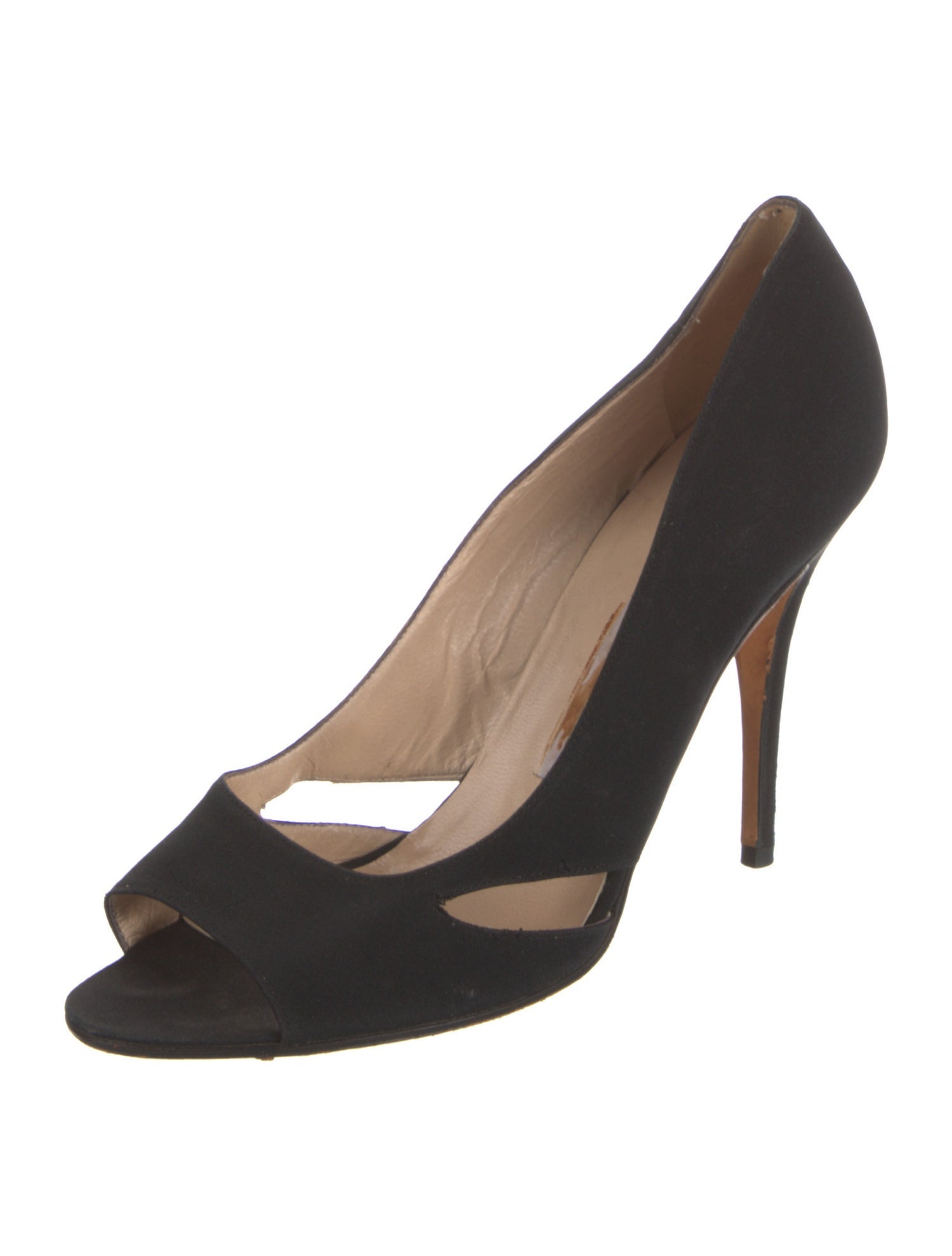 Manolo Blahnik Cutout Accent Pumps