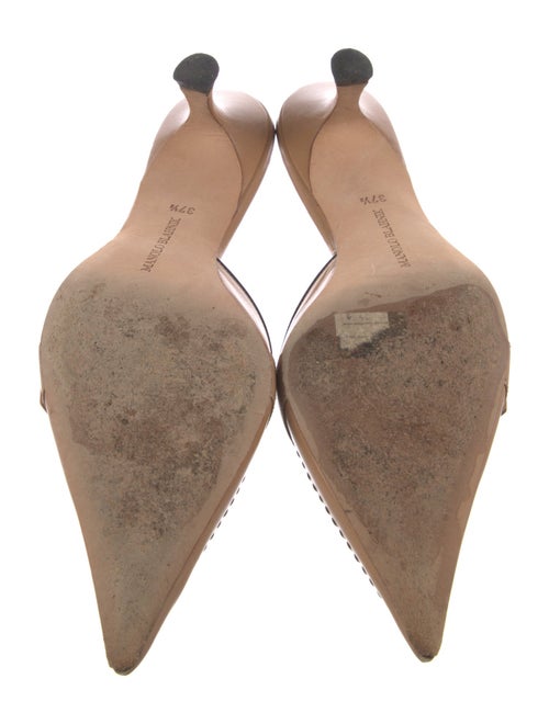Manolo Blahnik Leather Mules