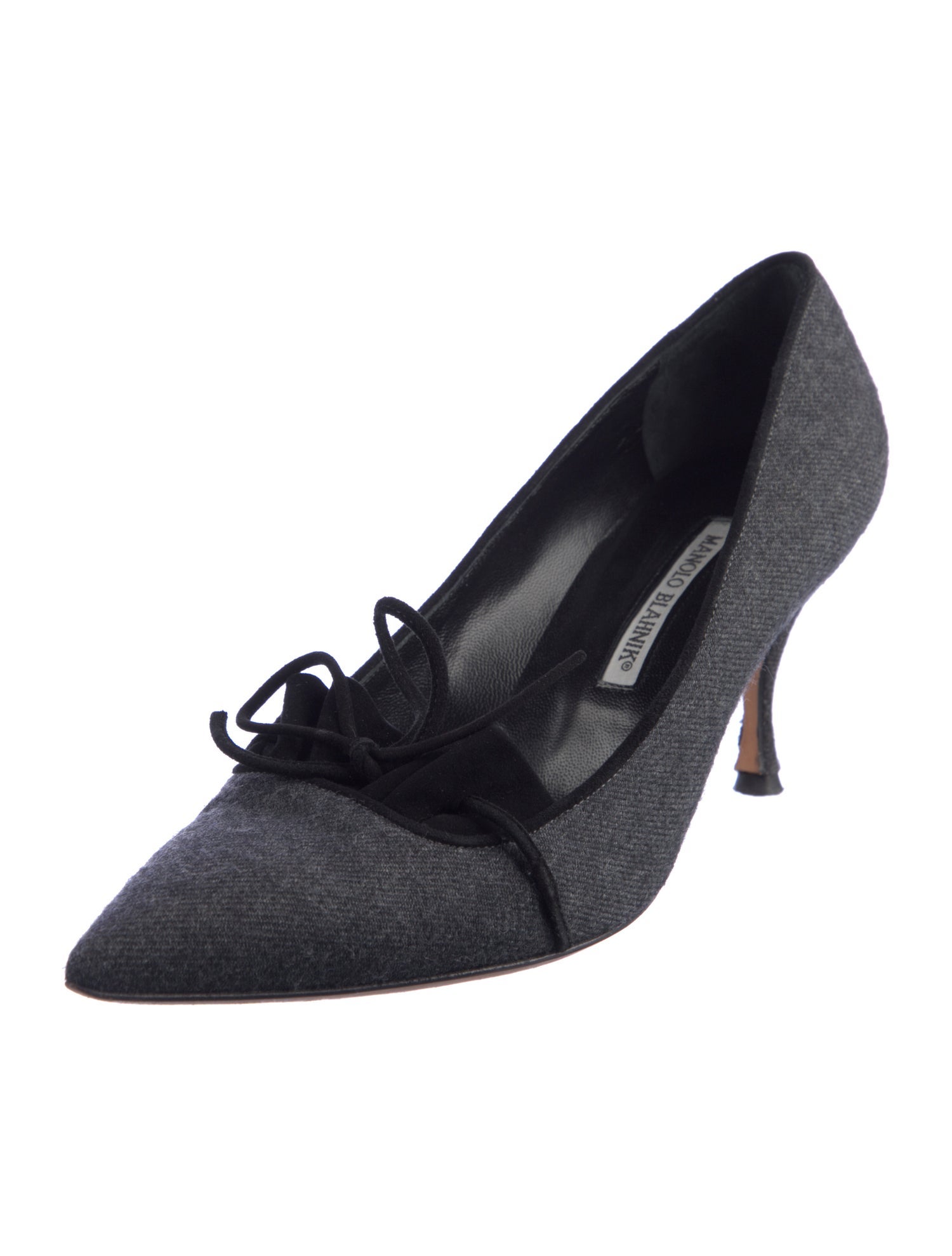 Manolo Blahnik BB Wool Pumps