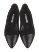Manolo Blahnik Suede Ballet Flats