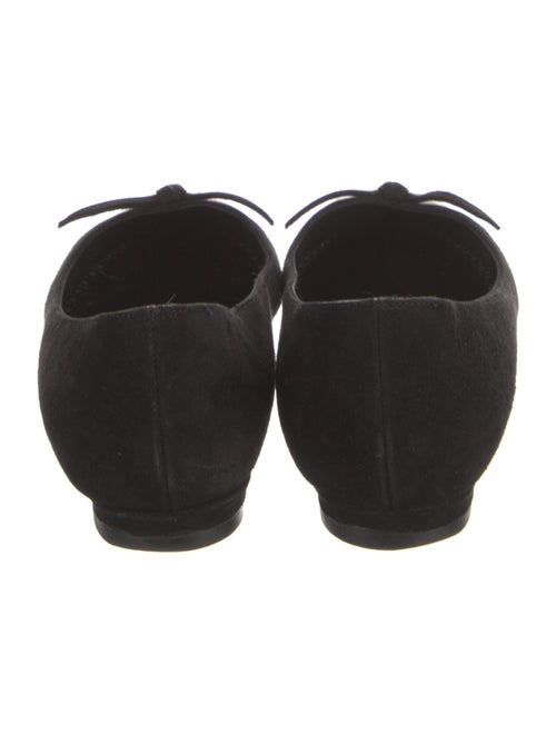 Manolo Blahnik Suede Ballet Flats