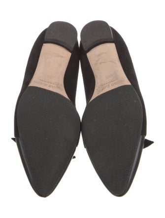 Manolo Blahnik Suede Ballet Flats