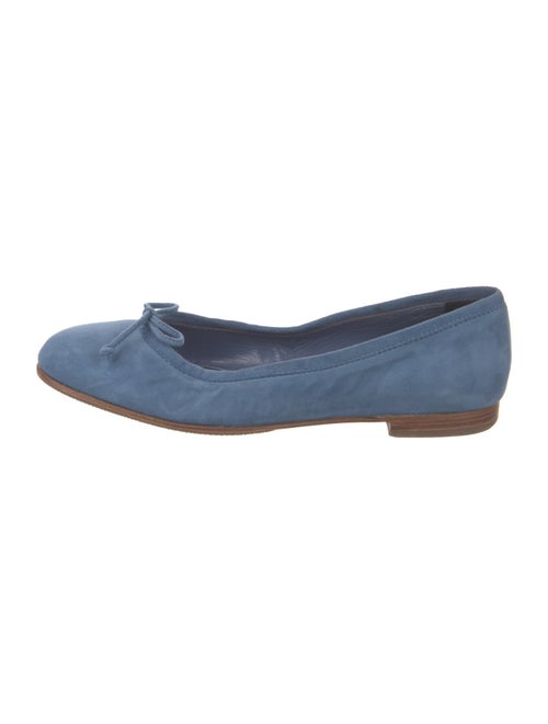 Manolo Blahnik Suede Flats