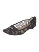 Manolo Blahnik Lace Lace Pattern Flats