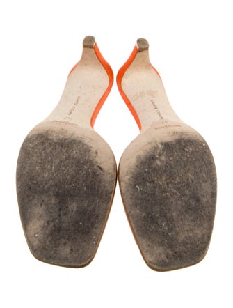 Manolo Blahnik Araspemu Suede Slides