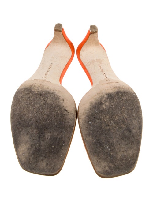 Manolo Blahnik Araspemu Suede Slides