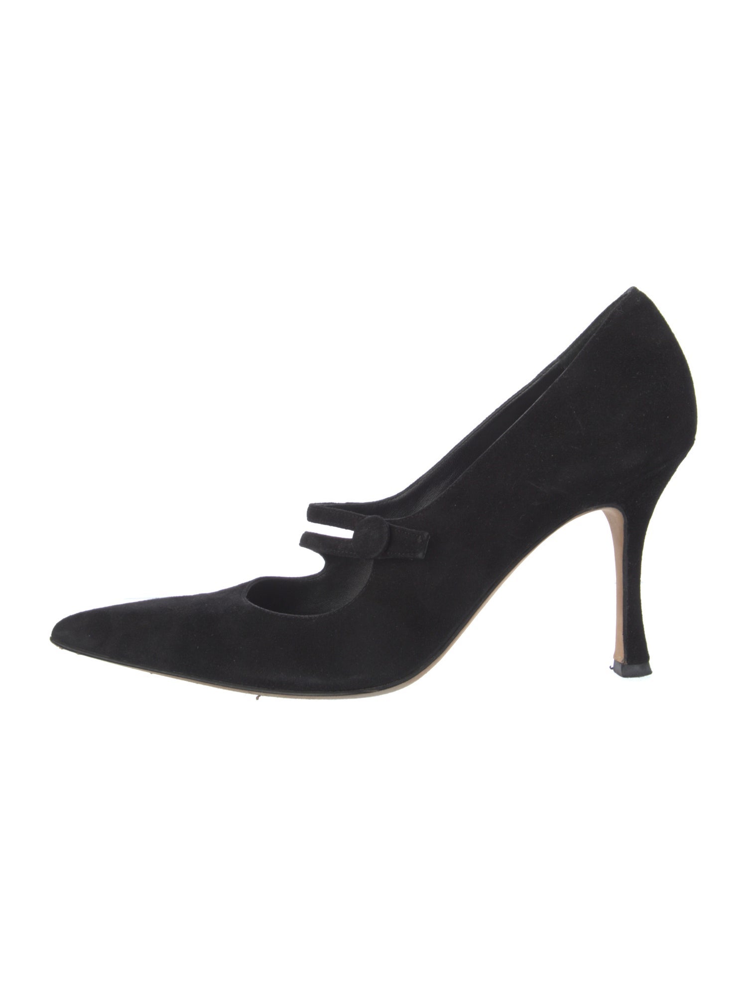 Manolo Blahnik Suede Pumps