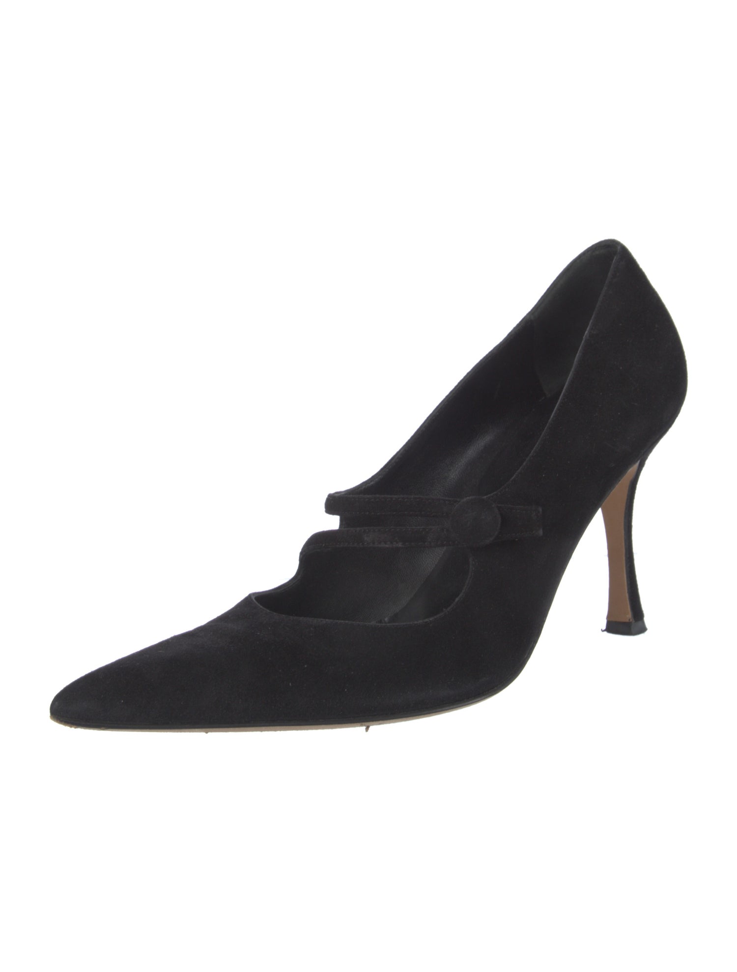 Manolo Blahnik Suede Pumps