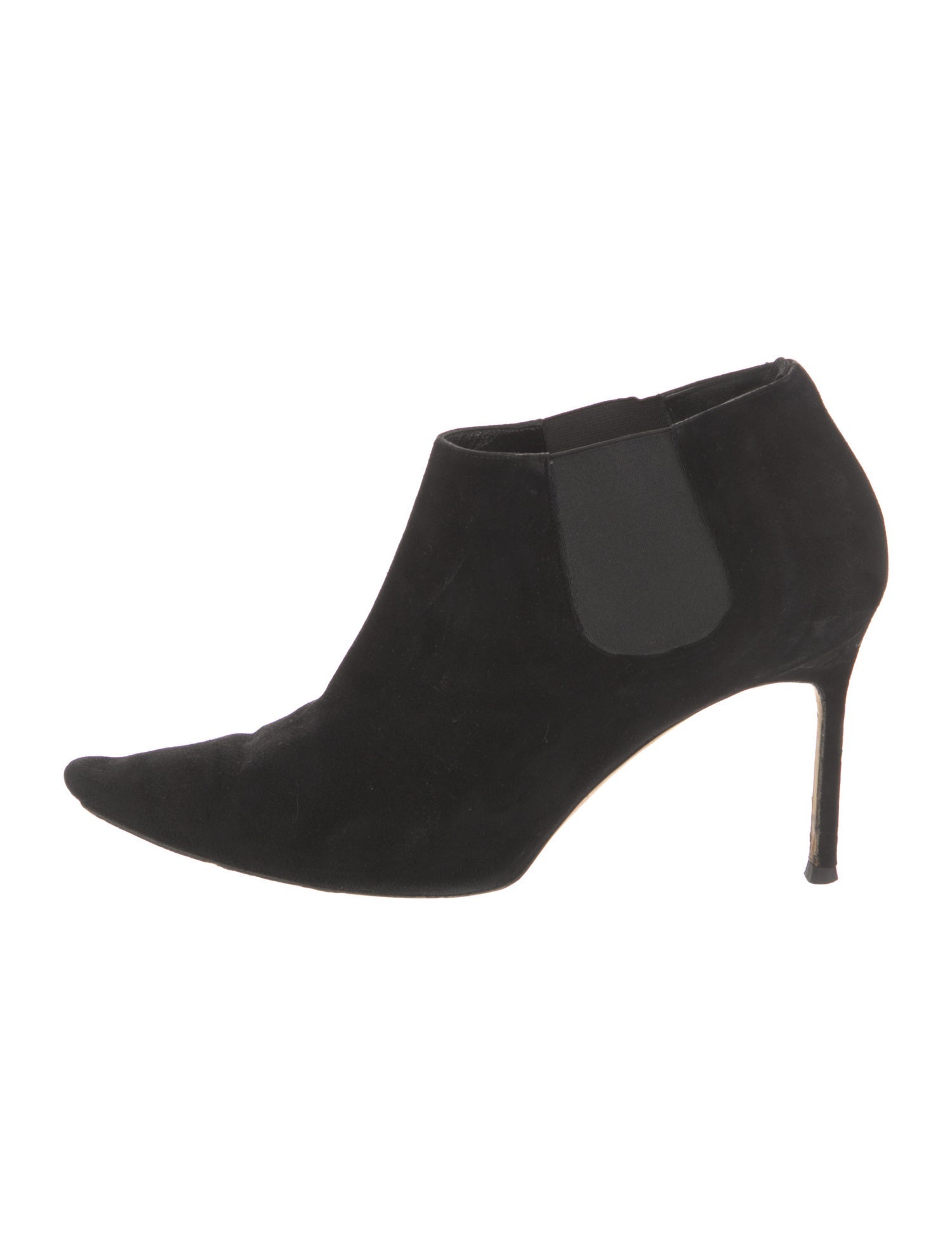 Manolo Blahnik Tungade Suede Mules