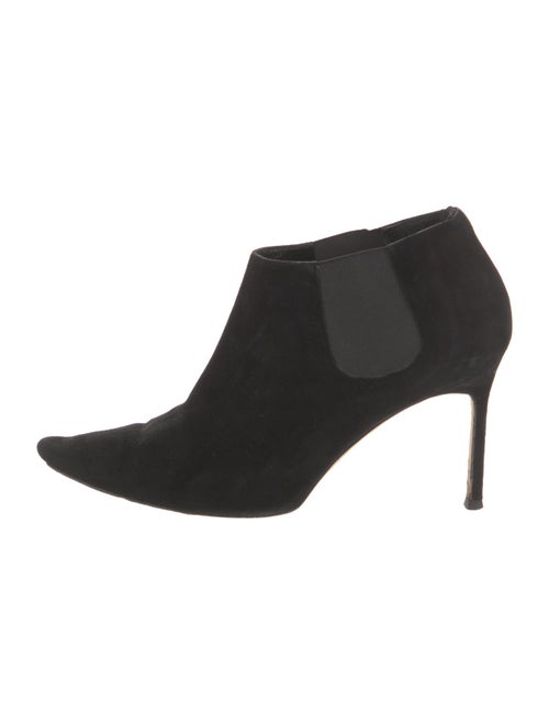 Manolo Blahnik Tungade Suede Mules