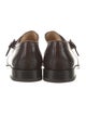 Manolo Blahnik Leather Monk Straps