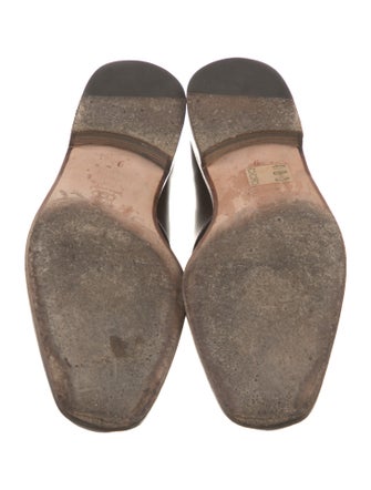 Manolo Blahnik Leather Monk Straps