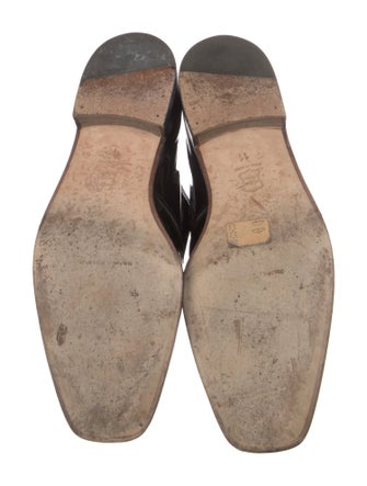 Manolo Blahnik Patent Leather Monk Straps