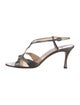 Manolo Blahnik Leather T-Strap Sandals