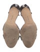 Manolo Blahnik Leather T-Strap Sandals