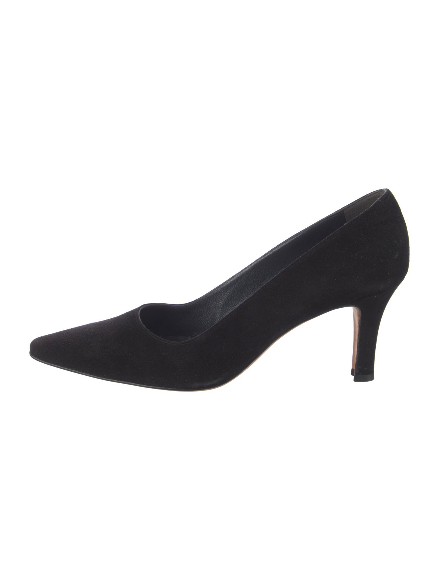 Manolo Blahnik Moiralo Suede Pumps
