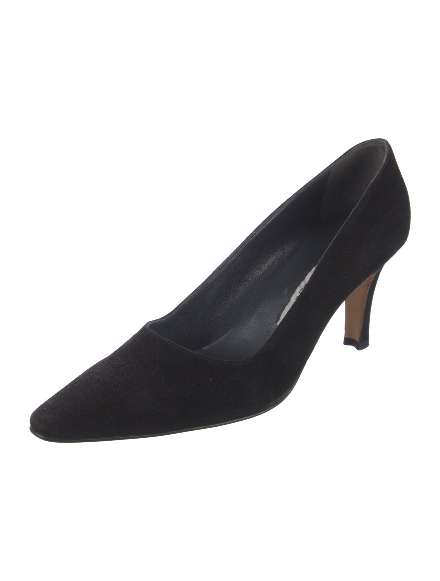 Manolo Blahnik Moiralo Suede Pumps