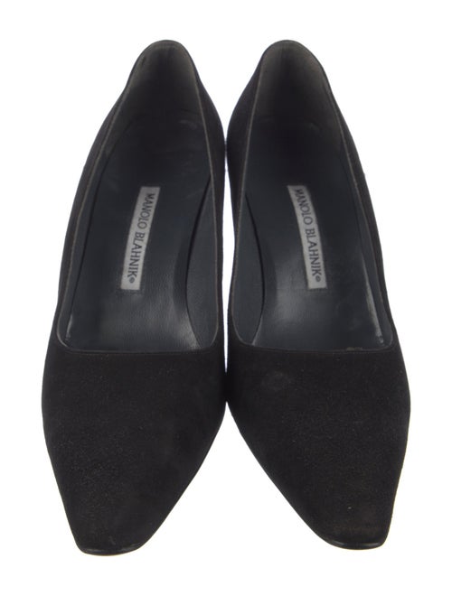 Manolo Blahnik Moiralo Suede Pumps