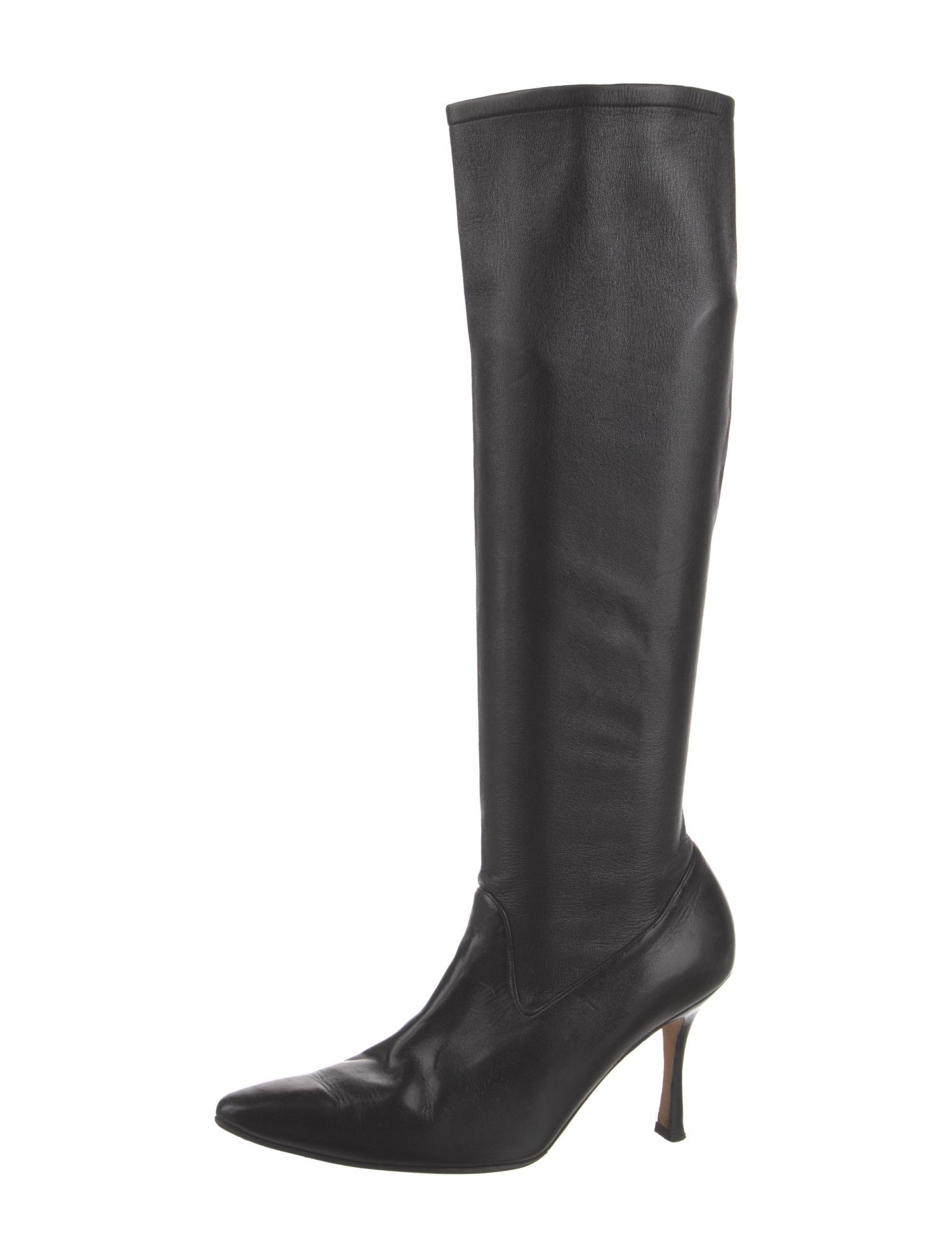Manolo Blahnik Leather Boots