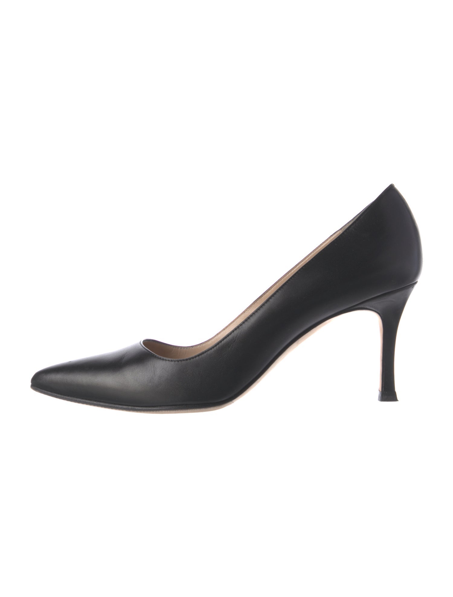 Manolo Blahnik BB Leather Pumps