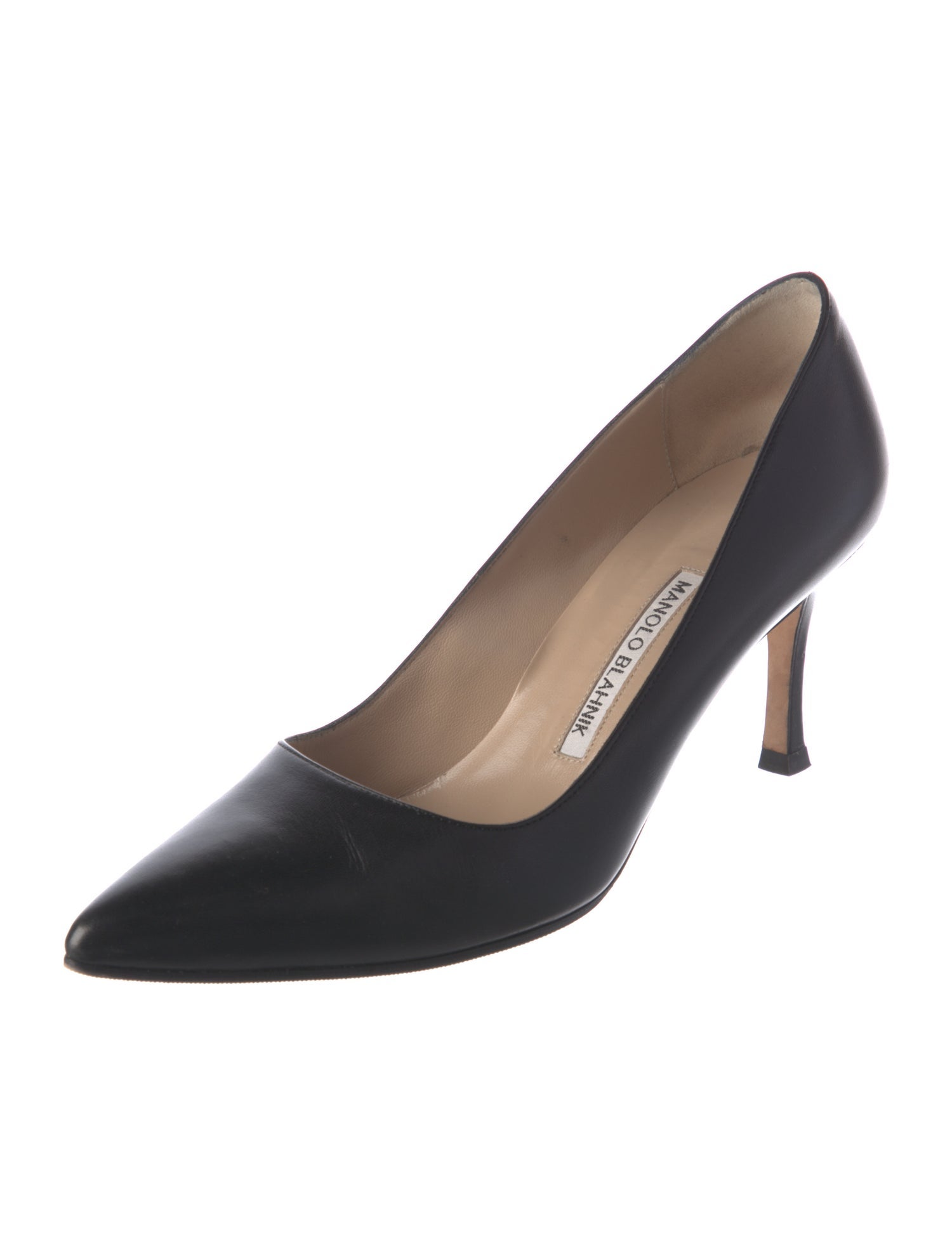 Manolo Blahnik BB Leather Pumps