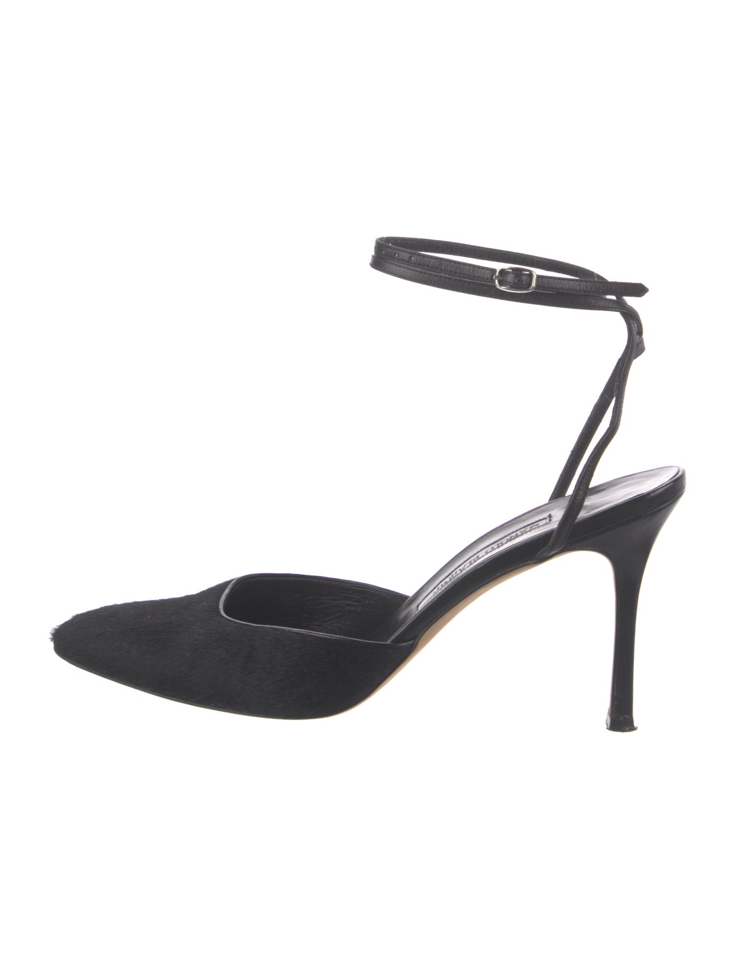 Manolo Blahnik Ponyhair Slingback Pumps