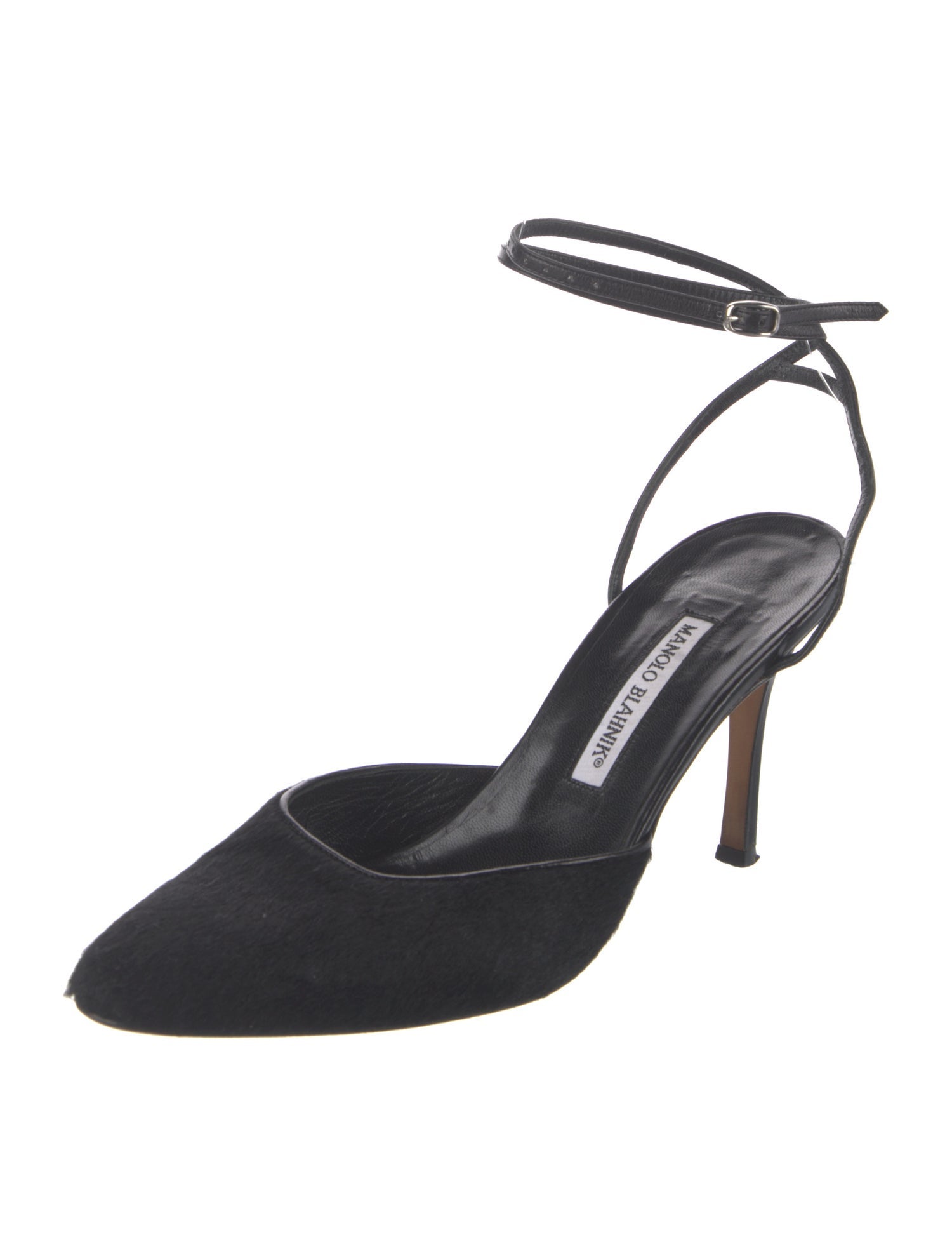 Manolo Blahnik Ponyhair Slingback Pumps