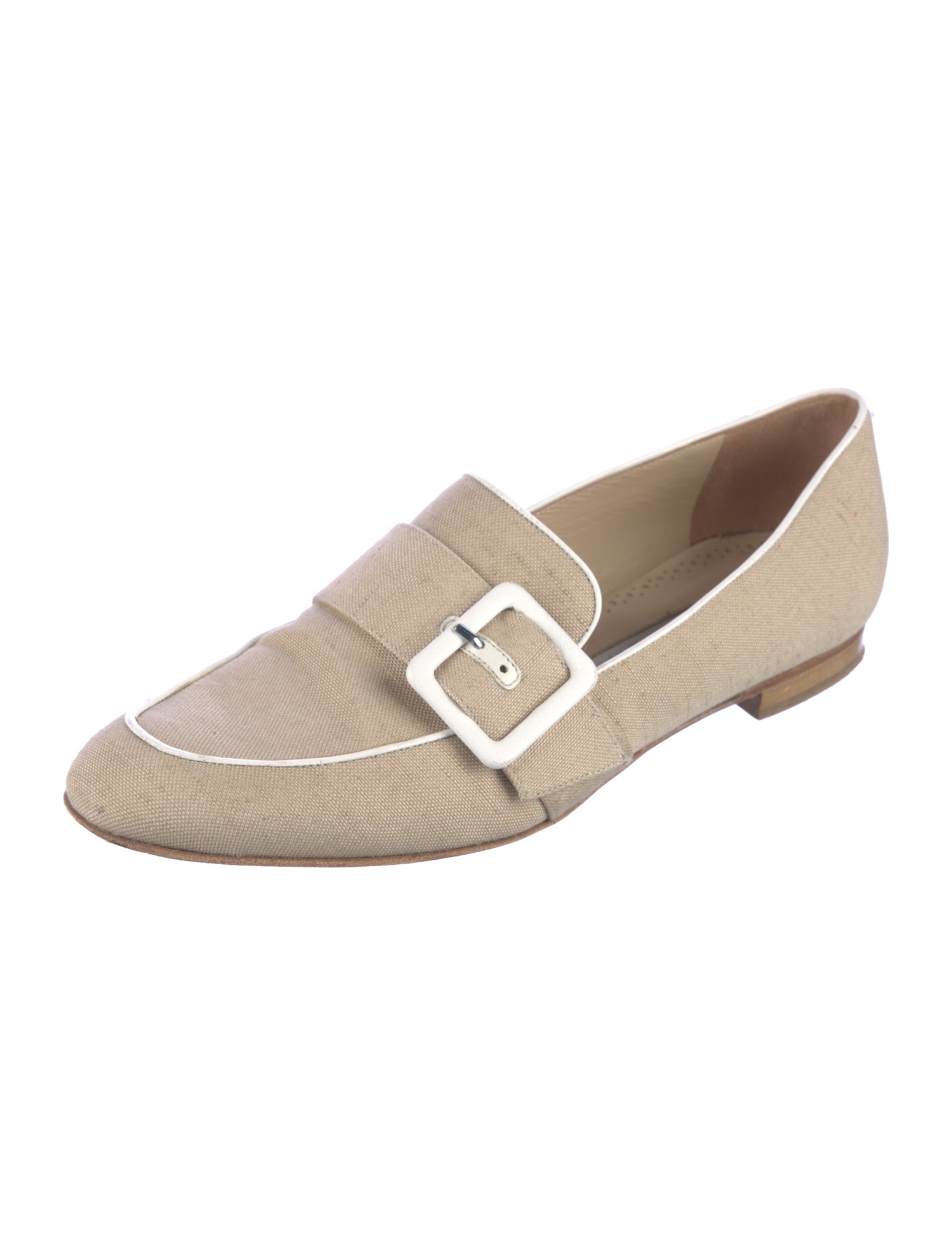 Manolo Blahnik Canvas Loafers