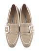 Manolo Blahnik Canvas Loafers