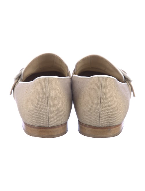 Manolo Blahnik Canvas Loafers