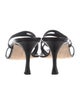 Manolo Blahnik Leather Slides