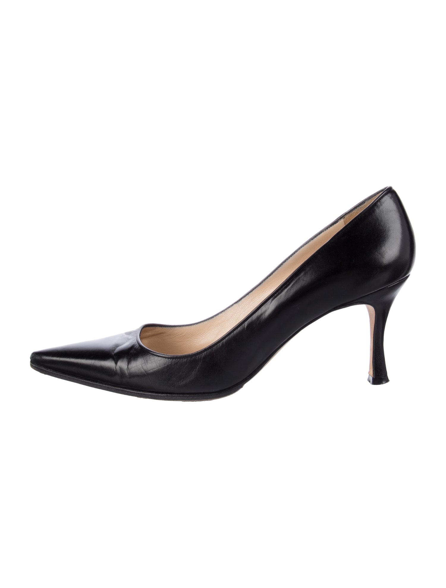 Manolo Blahnik BB Leather Pumps