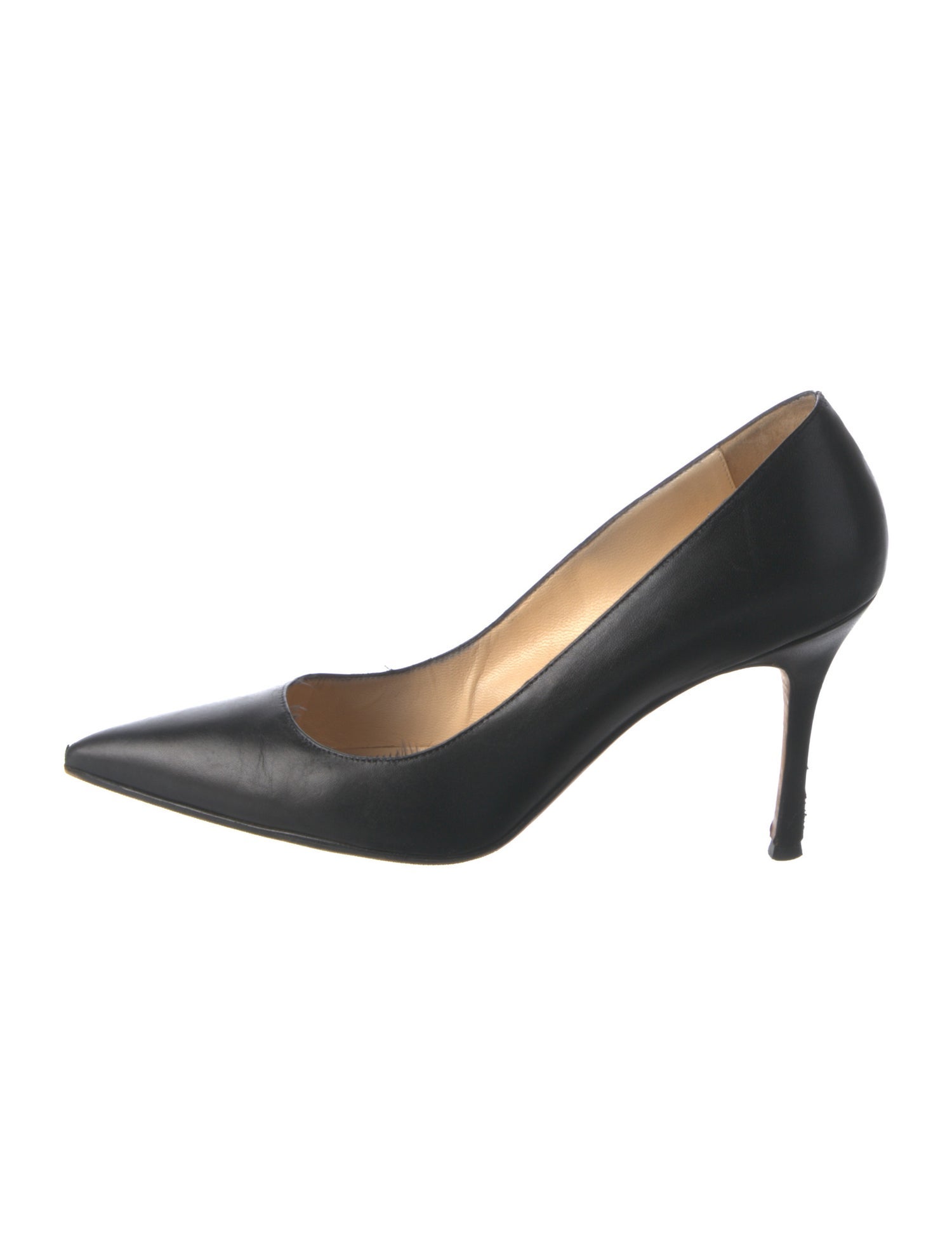 Manolo Blahnik BB Leather Pumps
