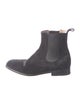 Manolo Blahnik Suede Chelsea Boots